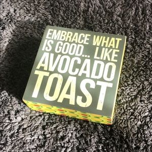 Avocado Sign - Wall Art - Shelf Decor